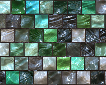 装饰瓷砖水池浴室蓝色玻璃装饰品正方形地面网格线条马赛克图片