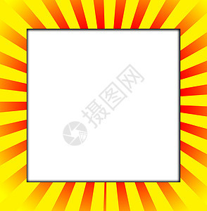 颜色框架白色寄宿生黄色红色风俗正方形背景图片