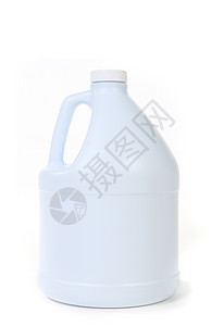 Bleach 孤立的空白白瓶背景图片