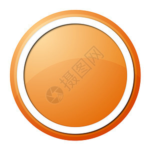 橙色按钮空白圆形坡度玻璃圆圈地球装饰品白色插图网站图片