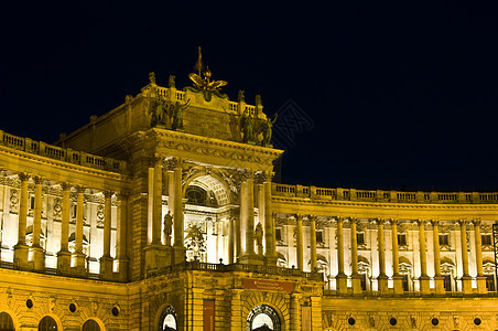 霍夫堡广场旅游博物馆正方形城堡城市旅行法庭照明图书馆图片