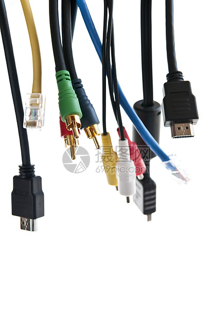 电线金属插头插座电脑技术计算黑色绳索局域网连接器图片