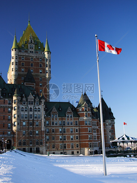 自由城堡奢华旗帜历史性房屋地标旅游天空国家城市语言图片