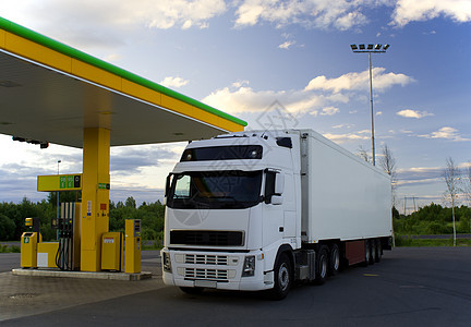 燃料站卡车图片