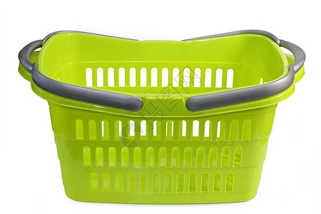 购物篮回收洗衣店塑料购物绿色白色杂货店背景图片