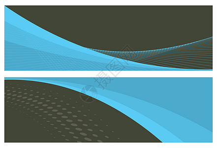 抽象横幅 标题网站卡片商业插图网络公司绘画标签蓝色灰色图片