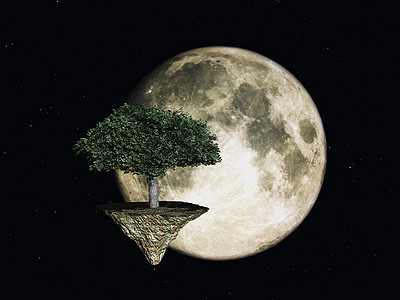 空间树背景图片