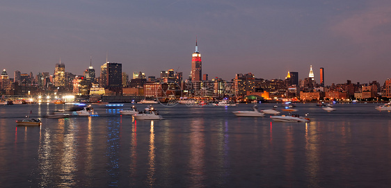 中城曼哈顿天线金融景观天际水路市中心国家建筑学建筑旅行风景图片