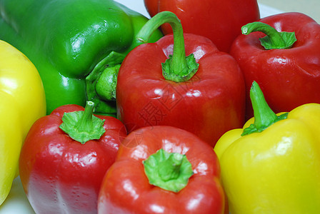 蔬菜胡椒辣椒食欲纤维黄色绿色营养星科烹饪食物图片