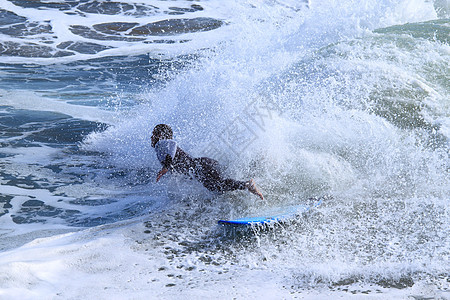 冲浪冒险粉饰海洋旅行热带运动员液体支撑竞技风险图片
