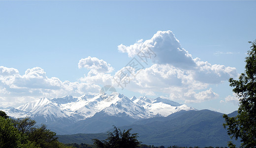 意大利阿尔卑斯山全景山脉图片