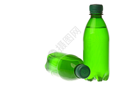 孤立的瓶装汽水火花宏观瓶子液体茶点口渴矿物产品图片