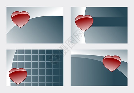 爱婚姻情怀恋情插图红色卡片图片