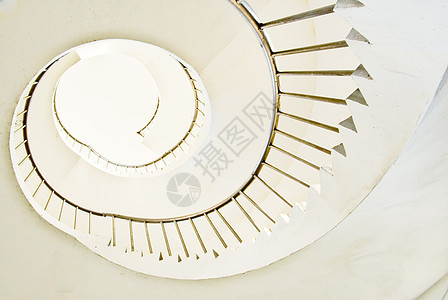螺旋楼梯圆圈城市线圈金属曲线梯子地面旋转艺术栏杆图片