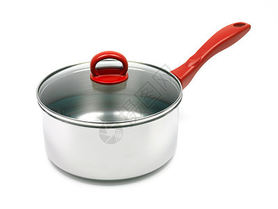 烹饪锅厨具平底锅陶器盖子金属用具白色厨房图片