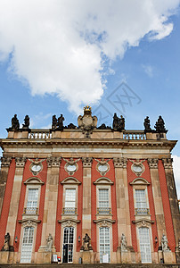 德国波茨坦新宫国王喷泉公园首都遗产住宅博物馆世界图片