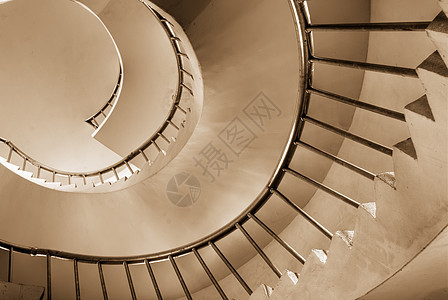 螺旋楼梯建造曲线建筑学圆圈椭圆形扶手线圈梯子金属地面图片