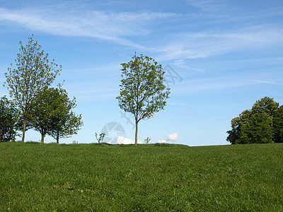 伦敦普里姆罗斯山公园蓝色草地绿色天空王国全景英语爬坡道建筑学图片