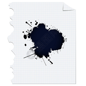 油墨点黑色插图液体飞溅斑点印迹水滴挥霍墨水图片