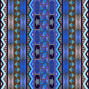 蓝地毯设计线条亚麻网格纺织品插图咖啡材料装饰品柳条艺术图片
