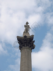 纳尔逊专栏 伦敦中心英语城市正方形纪念碑全景地标雕塑王国柱子图片