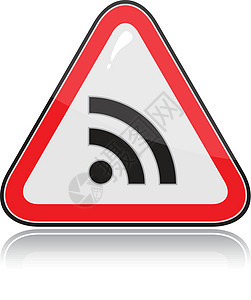 红三角其他警告信号牌黑色警报技术红色监视法律禁令危险标签插图背景图片