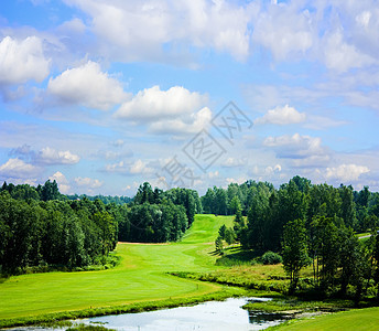 夏季风景 蓝色天空图片