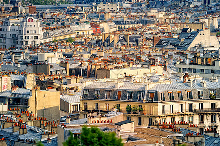 巴黎屋顶纪念碑城市化街道天堂建筑历史景观场景房子全景图片