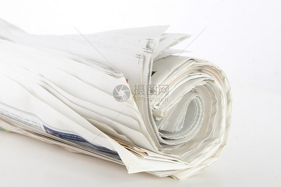 报纸卷文章黑色文档金融阅读折叠商业杂志新闻打印图片