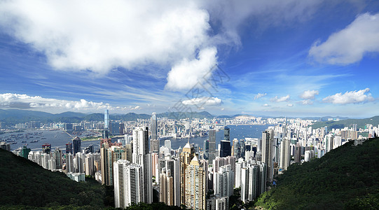 香港住宅蓝色旅行城市地标风景吸引力摩天大楼景观街道图片