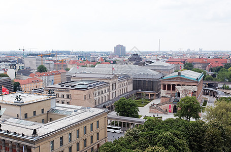 中柏林空中观察旅游天线蓝色大教堂尖塔城市天际首都建筑物建筑图片