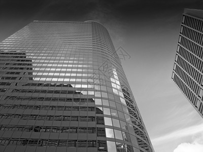 芝加哥之景场地摩天大楼天际建筑反射足球旅行场景城市街道图片