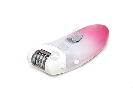 粉色无线聚居器卫生塑料无毛刮胡子女性电气皮肤按钮脱毛器时间图片