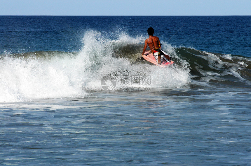 墨西哥埃斯康迪多港Surfer图片
