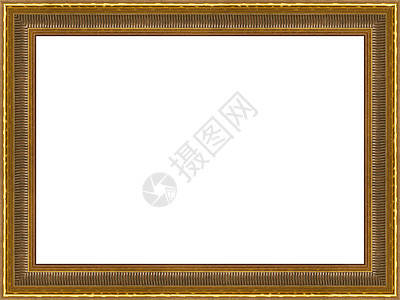 金金架木头白色画廊家具框架绘画艺术博物馆背景图片