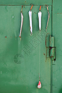 minow 中闲暇铸件绿色潜水员金属低音白色纺纱图片