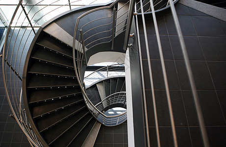 内部楼梯路线项目城市商业职场金属走廊催眠头晕旋转图片