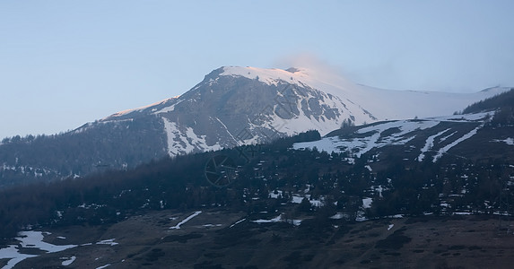 冬冬山公园地标冰川风景地形太阳旅行星星国家全景图片