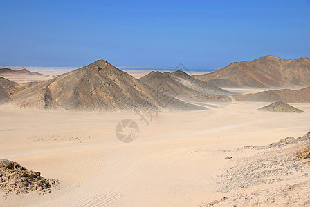 埃及沙漠旅游地平线情调寂寞阳光干旱沙丘海岸线太阳死亡图片