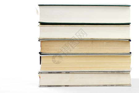 堆叠书学生白色教育学校知识文学智力字典大学教科书图片