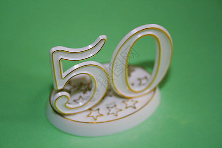 第50个符号周年金子白色纪念日数字活动生日图片