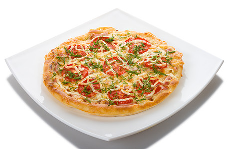 盘上披萨烘烤饥荒糕点美食速度曲线食物白色绿色烤箱图片