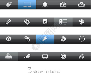 计算机与设备 Web 图标/// Black 栏系列图片