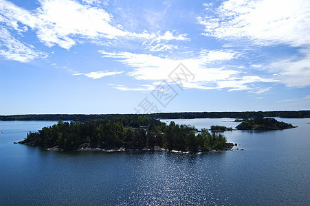 瑞典群岛地平线悬崖海岸线爬坡天空岩石支撑风景乐趣海岸图片