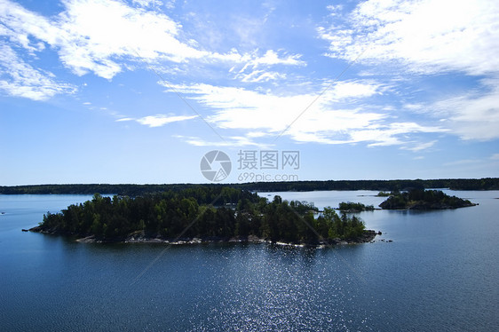 瑞典群岛地平线悬崖海岸线爬坡天空岩石支撑风景乐趣海岸图片