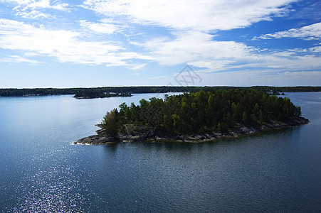 瑞典群岛乐趣海岸线岩石海浪悬崖码头天空蓝色风景海洋图片