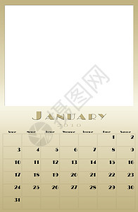 2010年每月日历日记商业图片