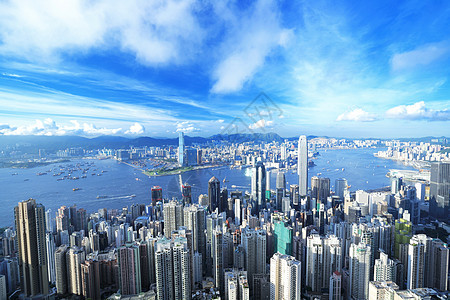 香港市中心顶峰办公室商业景观街道天空风景城市港口建筑图片