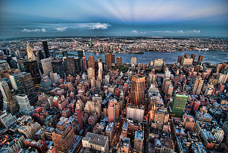 夜间纽约市办公室观光中心商业帝国街道天空生活力量摩天大楼图片