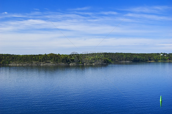 瑞典群岛海浪蓝色风景码头岩石天空爬坡海岸乐趣地平线图片